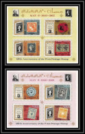 534b Ajman MNH ** Blocs N° 3 / 4 A Postage Stamp Exhibition London 1965 (londres) Stamps On Stamps - Expositions Philatéliques