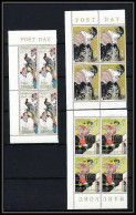 526d Sharjah MNH ** N° 350 / 352 A Tableau (tableaux Japanese Paintings) Hiroshige Utamaro Harunobu Bloc 4 - Altri & Non Classificati