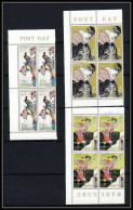 526d Sharjah MNH ** N° 350 / 352 A Tableau (tableaux Japanese Paintings) Hiroshige Utamaro Harunobu Bloc 4 - Sharjah