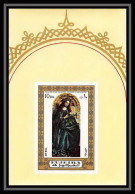 524 Fujeira MNH ** N° 96 B Tableau Madonna Paintings Vierge Non Dentelé (Imperf) Van Eyck - Religión