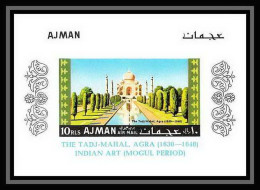 516 Ajman MNH ** Bloc N° 14 B Taj Mahal Inde India Indian Paintings - Ajman