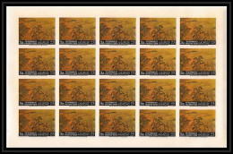 513e Yemen Kingdom MNH ** N° 355 B Wang Hui Chinese Painter China (tableaux Painting) Feuilles Sheets Non Dentelé Imperf - Andere & Zonder Classificatie