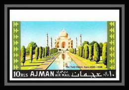 516a Ajman MNH ** N° 180 B Taj Mahal Inde India Indian Paintings Non Dentelé (Imperf) - Ajman