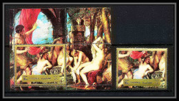 511 Fujeira MNH ** Bloc N° 122 A Bloc Titian Diana And Actaeon (calisto) NUS Nude Tableau (tableaux Painting) - Aktmalerei
