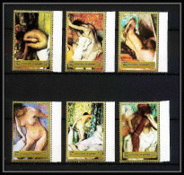 506h Fujeira MNH ** N° 1265 / 1270 A Tableau (tableaux Painting) Nus Nude Edgar Degas France - Desnudos