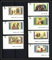 504b Ajman MNH ** N° 158 /163 B Tableau (tableaux Paintings By Arab Masters Non Dentelé (Imperf) Al Wasiti  - Sonstige & Ohne Zuordnung