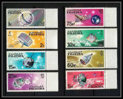 715 Fujeira MNH ** Mi N° 70 / 77 A Espace Space Research Satellites Probes Explorer Vanguard Lunik Relay Ranger Tiros  - Fudschaira