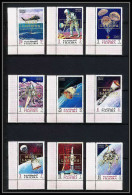 713a Fujeira MNH ** Mi N° A 399 / 407 A Espace (space) Apollo Flight Lunar Mission Overprint Moon Landing Gold  - Fudschaira