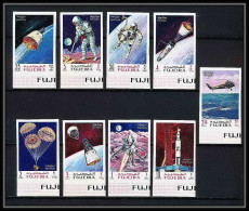 712 Fujeira MNH ** Mi N° 390 / 398 B Espace (space) Apollo Space Flights Non Dentelé (Imperf) - Azië