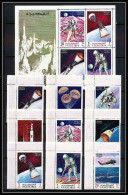711d Fujeira MNH ** Mi N° 390 / 398 A + Bloc 14 A Espace (space) Apollo Space Flights Coin De Feuille - Asien
