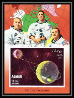 699 Ajman - MNH ** Mi N° 68 B Trajactory Of Apollo 8 Espace (space) Lovell Anders Borman Non Dentelé (Imperf) - Ajman