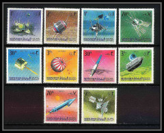 695 Manama - MNH ** Mi N° 87 / 96 A Probes Satellites Espace Space Research Explorer Luna Lunik Surveyor San Marco - Asia