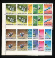 695d Manama - MNH ** Mi N° 87 / 96 A Probes Satellites Espace Space Research Explorer Luna Lunik Surveyor Bloc 4 - Asia