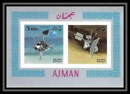 691 Ajman - MNH ** Mi Bloc N° 35 A Probes Satellites Espace Space Research Explorer Surveyor - Asien