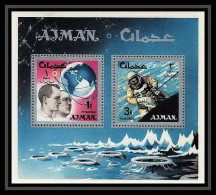 684 Ajman - MNH ** Mi Bloc N° 8 A Espace Space Research Gemini Mercury Atlas Booster - Asie