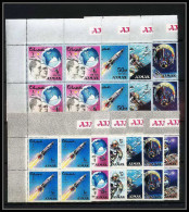 685d Ajman - MNH ** Mi N° 93 / 102 A Bloc 4 Espace Space Research Gemini Mercury Atlas Booster - Asie