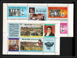 672 - YAR (nord Yemen) MNH ** N° 1406 / 1417 A Musique (music) Ludwig Van Beethoven - Musique