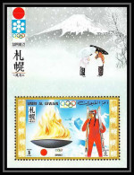 664 - Umm Al Qiwain MNH ** Mi Bloc N° 31 Olympic Flame (flamme Olympique) Jeux Olympiques (olympic Games) Sapporo 72 - Hiver 1972: Sapporo