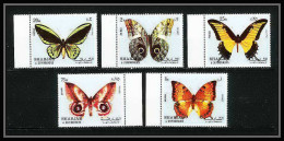 662a Sharjah - MNH ** Mi N° 1018 / 1022 A Papillons (butterflies Papillon)  - Schardscha