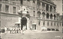 72293374 Monaco La Releve De La Garde Devant Le Palais Princier  - Altri & Non Classificati