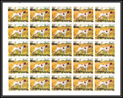 658d Sharjah - MNH ** Mi N° 1028 Pointer Chien Dog Neuf ** Non Dentelé (imperf) Different Colors In The Same Sheet - Perros
