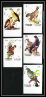 654a Sharjah - MNH ** Mi N° 1036 / 1040 B Oiseaux (bird Birds Oiseau) Grouse Pigeon Non Dentelé (Imperf) - Sharjah