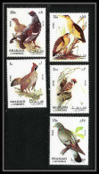 653 Sharjah - MNH ** Mi N° 1036 / 1040 A Oiseaux (bird Birds Oiseau) Grouse Pigeon Least Bittern Tree Sparrow - Collections, Lots & Séries