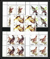 653b Sharjah - MNH ** Mi N° 1036 / 1040 A Oiseaux (bird Birds Oiseau) Grouse Pigeon Least Bittern Tree Sparrow Bloc 4 - Schardscha