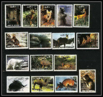 617a - Umm Al Qiwain MNH ** Mi N° 1130 / 1145 A Animals Animaux Mammals Camel Squirrel Dog Lion Polar Bear Fox - Umm Al-Qiwain