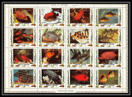 612 - Umm Al Qiwain MNH ** Mi N° 1466 / 1481 A Bloc Poissons (tropical Fish Poisson Fishes)  - Poissons