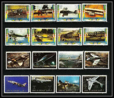 610a - Umm Al Qiwain MNH ** Mi N° 1274 / 1289 A Série Avion (plane Aeroplanes Avions) Concorde - Avions