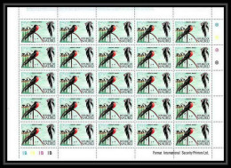 602c Nauru ** MNH Y&t N° 100 Sc N° 103 Oiseaux (bird Birds Oiseau) Frégate Frigate Feuilles (sheets) Cote 82 Euros - Andere & Zonder Classificatie