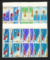 776b Dubai MNH ** Mi N° 71 / 78 A Espace Space Travel Spacecraft Rocket Bloc 4 - Asie