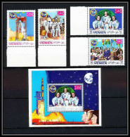 766c Yemen Kingdom MNH ** Mi N° 781 / 784 A + Bloc 160 A Fisrt Manned Moon Landing Apollo 11 Espace (space) Armstrong  - Azië