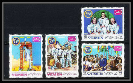 766a Yemen Kingdom MNH ** Mi N° 781 / 784 A Fisrt Manned Moon Landing Apollo 11 Espace (space) Armstrong Edwin Collins - Asien