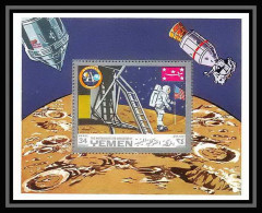 763c Yemen Kingdom MNH ** Mi N° Bloc 161 A First Manned Moon Landing Apollo 11  - Yemen