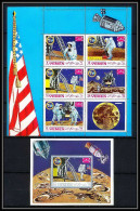763a Yemen Kingdom MNH ** Mi N° 786 / 790 A + Bloc 161 A First Manned Moon Landing Apollo 11  - Asien