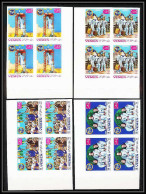 767b Yemen Kingdom MNH ** Mi N° 781 / 784 B Bloc 4 Moon Landing Apollo 11 Espace (space) Armstrong Non Dentelé Imperf - Azië