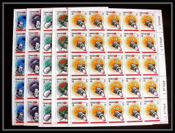 768 Yemen Kingdom MNH ** Mi N° 645 / 649 A Espace (space) Apollo 7 White Schirra Feuilles (sheets) Cote 150 Euros - Yemen