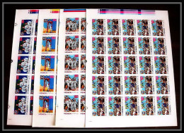 767 Yemen Kingdom MNH ** Mi N° 781 / 784 A Armstrong Apollo 11 Espace (space) Feuilles (sheets) Non Dentelé Imperf - Asien