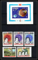 761e Yemen Kingdom MNH ** Mi N° 652 / 656 A + Bloc 150 B 1st Lunar Mission Apollo 8 Espace (space) - Asien