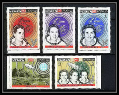 761b Yemen Kingdom MNH ** Mi N° 652 / 656 A Bormann Anders Lovell 1st Lunar Mission Apollo 8 Espace (space) - Yemen