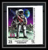 760a Yemen Kingdom MNH ** Mi N° 798 B Non Dentelé (Imperf) First Manned Moon Landing Espace (space) Apollo 11 - Yémen