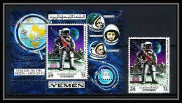 759d Yemen Kingdom MNH ** Mi N° 798 A + Bloc 165 A First Manned Moon Landing Espace (space) Apollo 11 - Yémen