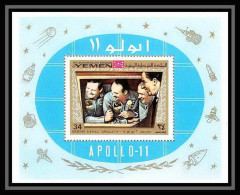 758c Yemen Kingdom MNH ** Mi Bloc N° 167 A Apollo 11 First Manned Moon Landing Espace Space  - Asia