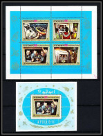 758b Yemen Kingdom MNH ** Mi N° 805 / 808 A Bloc 167 A Apollo 11 First Manned Moon Landing Espace (space) - Yémen