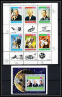 756c Yemen Kingdom MNH ** N° 809 A / F + Bloc 167 A Apollo 11 Astronauts Armstrong Aldrin Collins Sheet Espace (space) - Asia