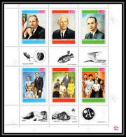 756 Yemen Kingdom MNH ** Mi N° 809 A /F A Apollo 11 Astronauts Armstrong Aldrin Sheet Espace (space) Feuilles (sheets) - Asia