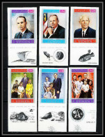 755a Yemen Kingdom MNH ** N° 809 A /F B Apollo 11 Astronauts Armstrong Non Dentelé (Imperf) Sheet Espace (space) - Yemen