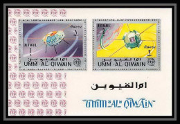 744f Umm Al Qiwain MNH ** Mi Bloc N° 5 A Espace (space) Satellite Probes Vanguard Alouette - Asie